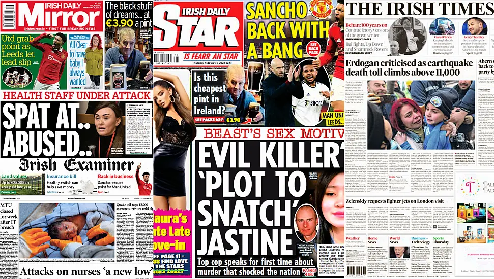 What The Papers Say: Thursday's Front Pages