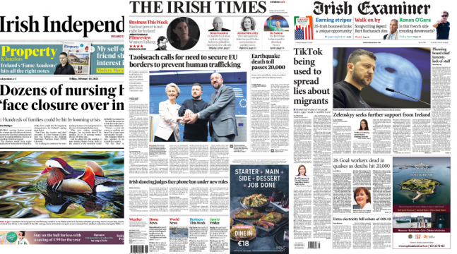 What The Papers Say: Friday's Front Pages