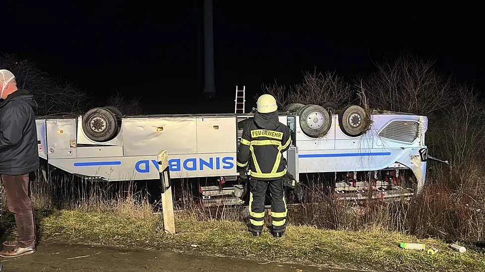 Over 30 Hurt After Polish Bus Overturns On German Road