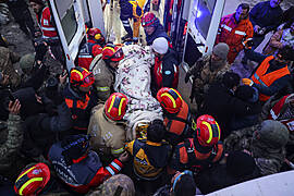 Rescuers Find Five Members Of Single Family Alive In Rubble Days After Quake