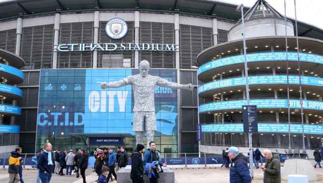 Man City Fans Drown Out Premier League Anthem With Boos Before Aston Villa Game