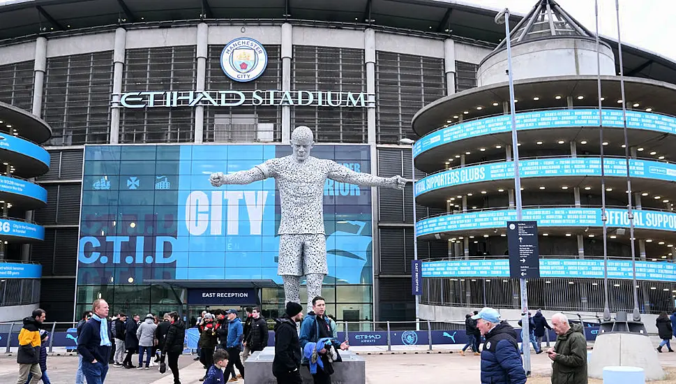 Man City Fans Drown Out Premier League Anthem With Boos Before Aston Villa Game