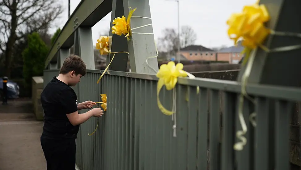 Handwritten Messages On Yellow Ribbons Left For Missing Mother Nicola Bulley