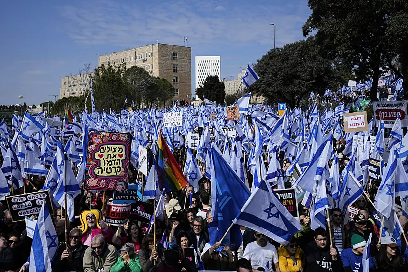 Thousands Protest In Israel As Netanyahu Allies Push Judicial Overhaul