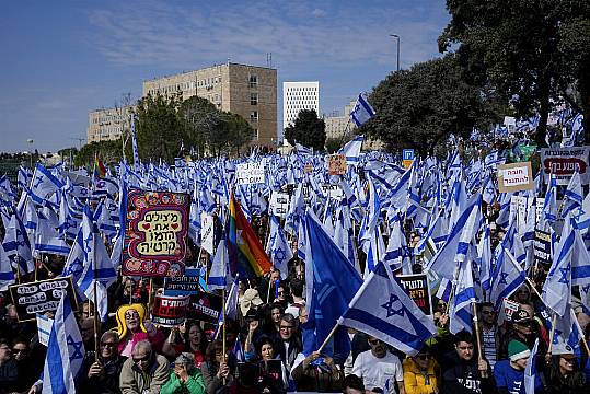 Thousands Protest In Israel As Netanyahu Allies Push Judicial Overhaul