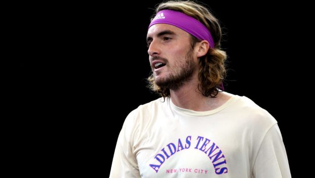 Stefanos Tsitsipas Makes Winning Return In His First Match Since Australian Open