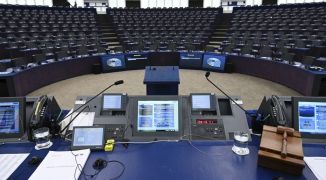 European Parliament Chamber Evacuated Following Protest