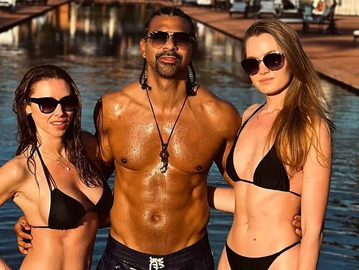 David Haye Calls Una Healy And Sian Osborne 'Queens In My Life' In Valentine's Post