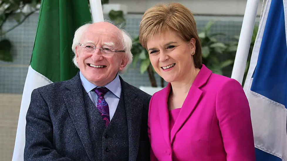 President Higgins Pays Tribute To Nicola Sturgeon’s “Freshness And Enthusiasm”