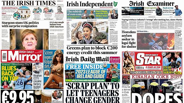 What The Papers Say: Thursday's Front Pages