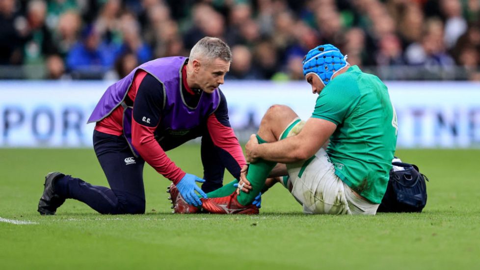 Major Injury Blow For Ireland With Tadhg Beirne Sidelined By Ankle Issue