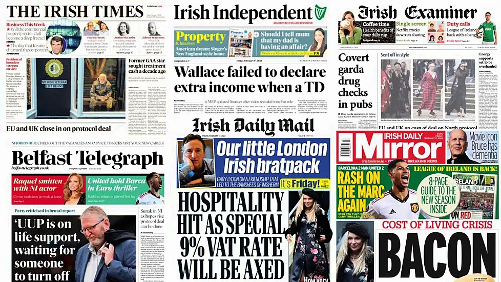 What The Papers Say: Friday's Front Pages