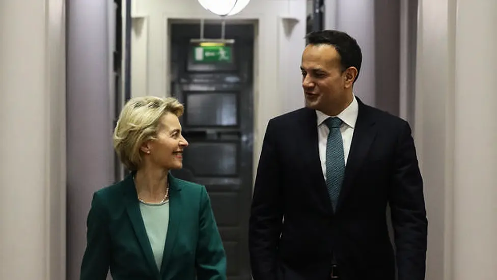 Varadkar Speaks With Eu's Von Der Leyen Ahead Of Meeting With Sunak