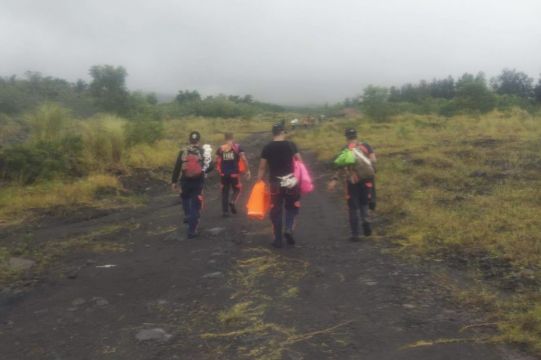 Wreckage Of Small Plane Found Near Crater Of Volcano Amid Search For Four People