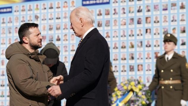 Biden Meets Zelenskiy In Surprise Visit To Kyiv, Announces Further Military Aid