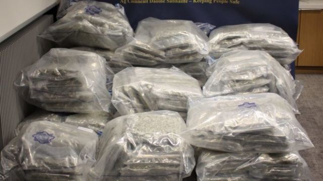 Two Men Arrested In Dublin After Seizure Of Cannabis Worth €2.4 Million