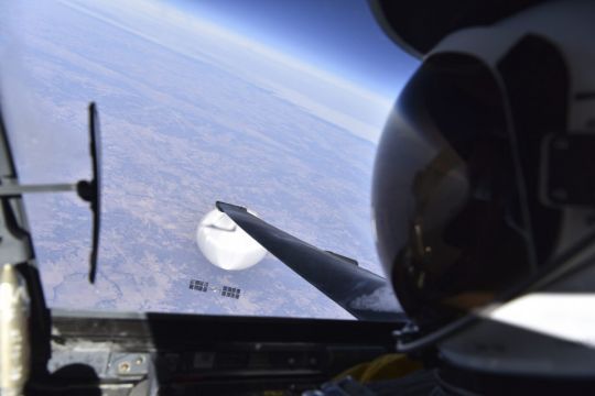 Us Releases Photo Of Chinese Balloon Taken From High Altitude U-2 Spy Plane