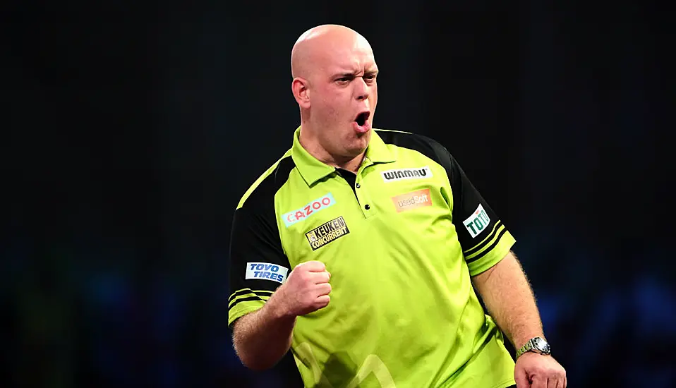 Michael Van Gerwen Holds Nerve To Edge Out Gerwyn Price In Dublin Thriller