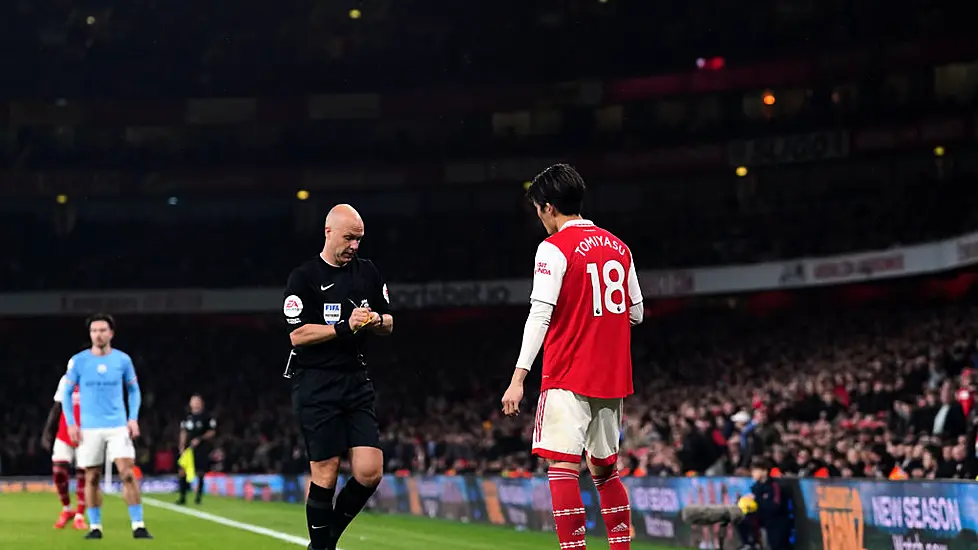 Arsenal And Man City Fined For Surrounding Referee Anthony Taylor