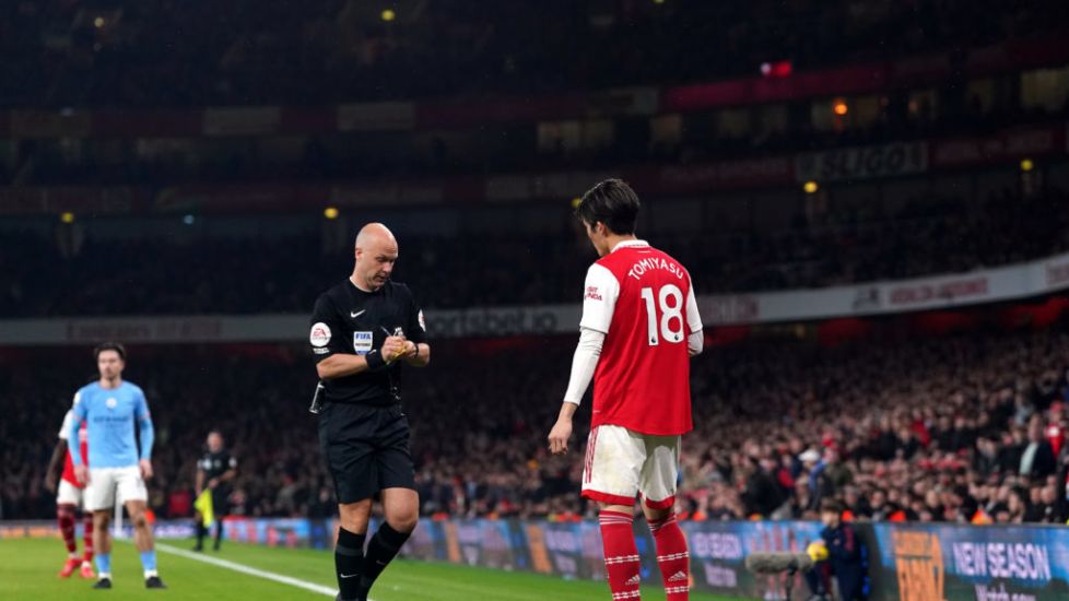 Arsenal And Man City Fined For Surrounding Referee Anthony Taylor