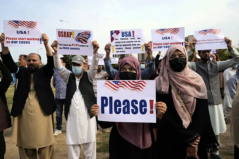 Protest In Pakistan As Afghan Refugees Wait 18 Months For Us Visas