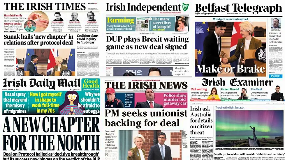 What The Papers Say: Tuesday's Front Pages