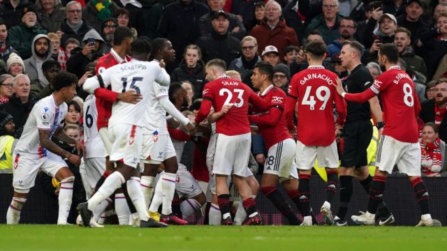 Man United And Crystal Palace Both Fined £55,000 For Failing To Control Players