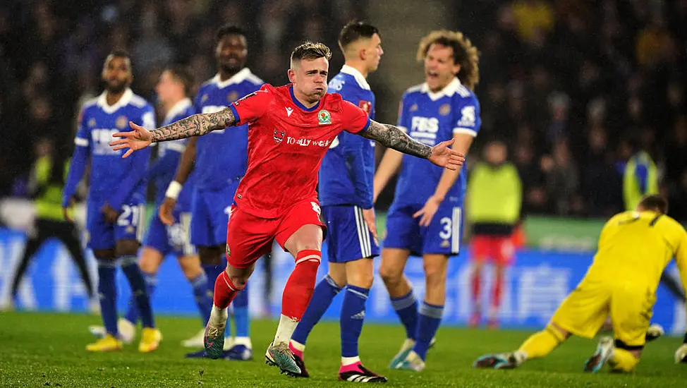 Blackburn Shock Leicester To Reach Fa Cup Quarter-Finals