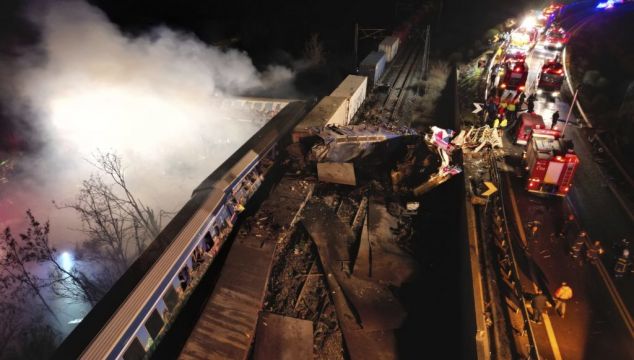 At Least 36 Killed In Fiery Fatal Head-On Train Crash In Northern Greece