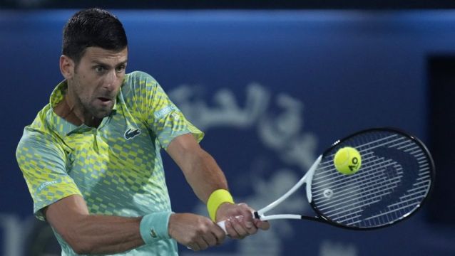 Novak Djokovic Steps Up A Gear To Breeze Past Tallon Griekspoor In Dubai