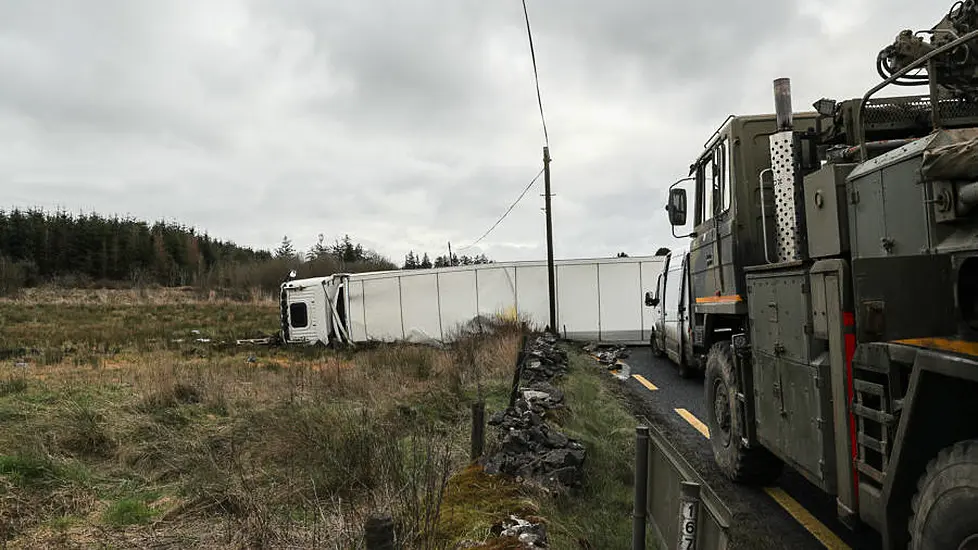 Orange Warning: Emergency Services Respond To Unusual Co Roscommon Road Spillage