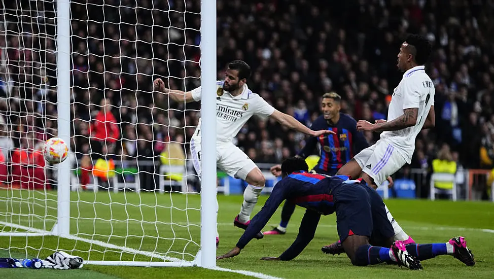 Eder Militao Own Goal Gives Barcelona The Upper Hand In Copa Del Rey Semi-Final