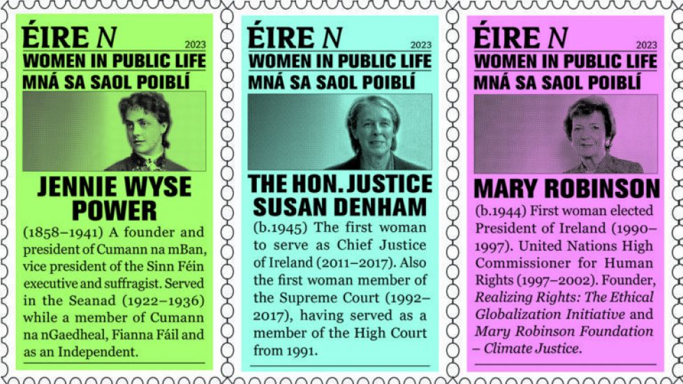 Leading Irish Women Honoured In New Stamps To Mark International Women’s Day
