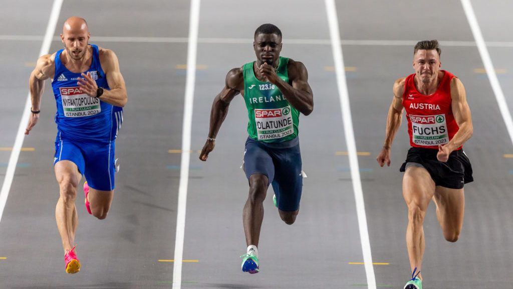 Israel Olatunde into men's 60m semi-final at European Indoor Championships