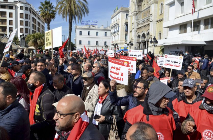 Tunisians March Against Inflation And President’s Squeeze On Dissent