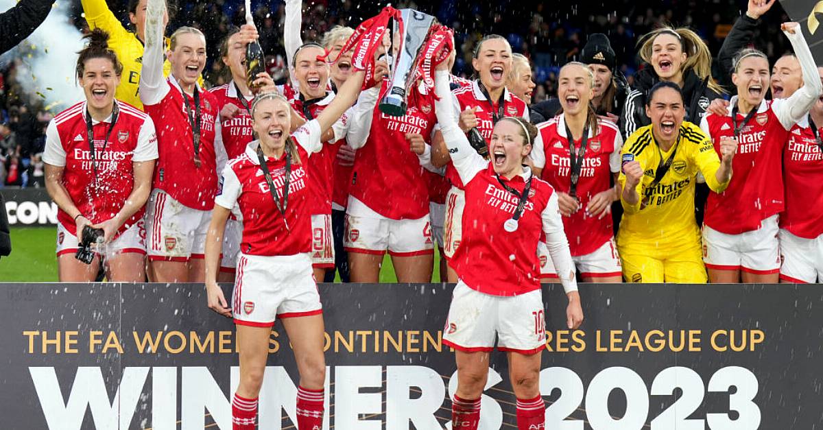 Arsenal Women End Four-Year Trophy Drought In Continental Cup Final