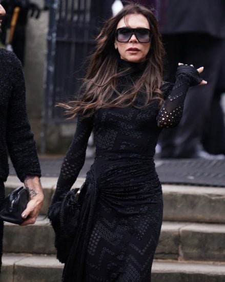 Victoria Beckham Hosts Paris Fashion Week Show Attended By Beckham Family