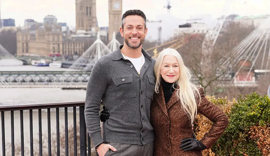 Helen Mirren Joins Co-Stars At In Shazam! Sequel Photocall