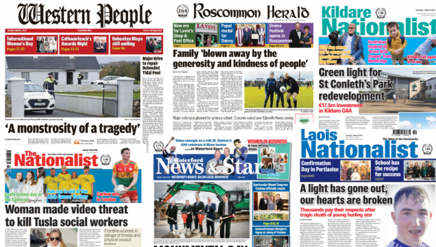 What The Local Papers Say: Castlebar Murder Investigation; North Quays Project Underway