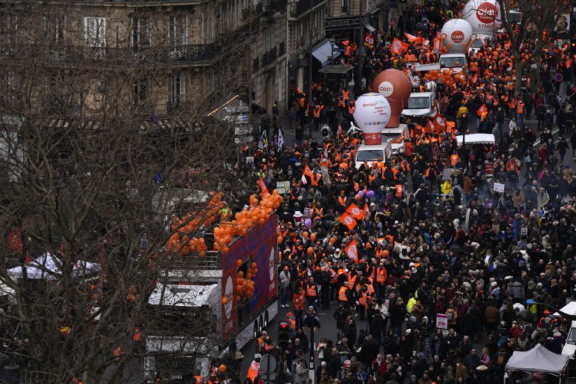 Tens Of Thousands Of French Workers Strike Over Pension Reforms