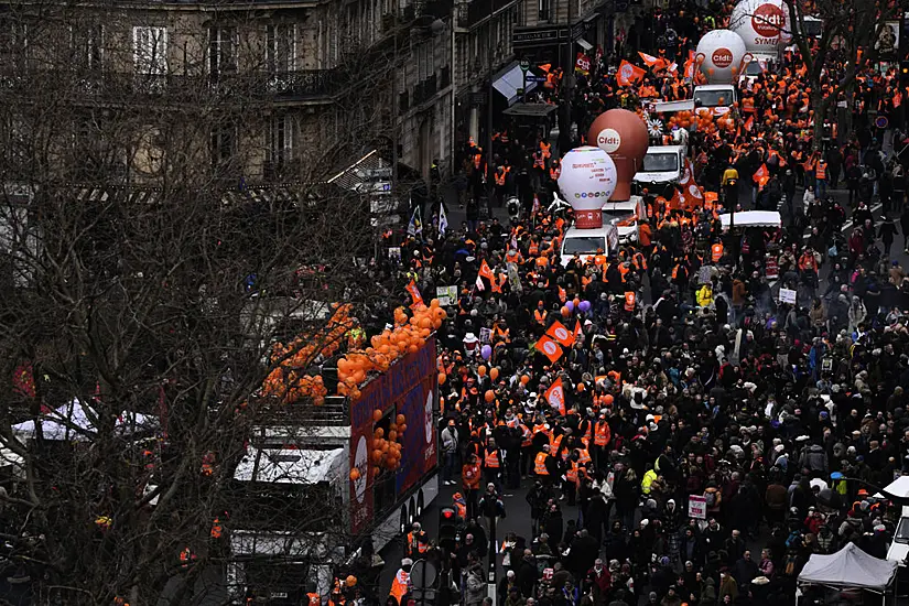 Tens Of Thousands Of French Workers Strike Over Pension Reforms