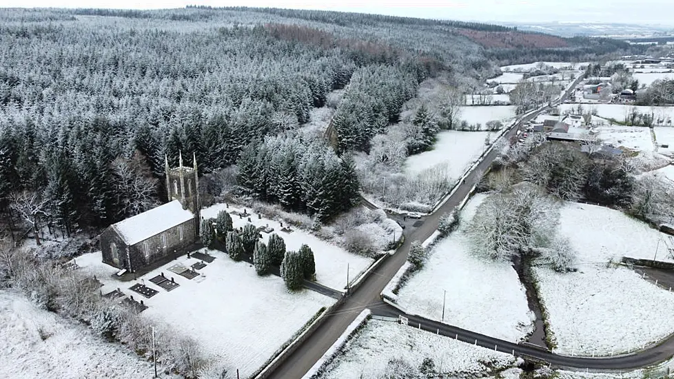 Snowfall Overnight As Met Éireann Weather Warnings Remain In Place