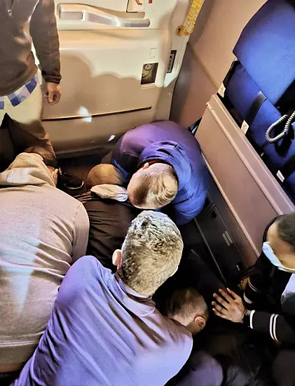 Passengers ‘Worked Together To Tackle’ Man Who Tried To Open Plane Door