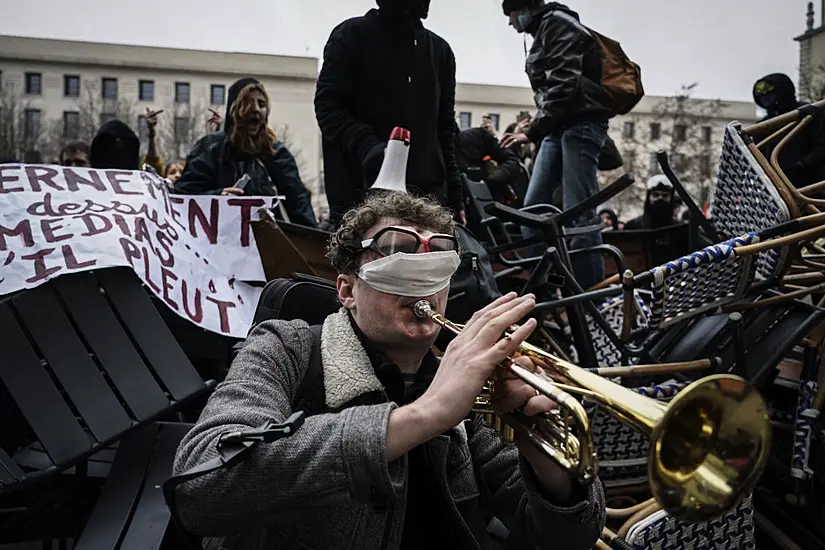 Trains And Flights Cancelled As French Strikers Increase Pressure