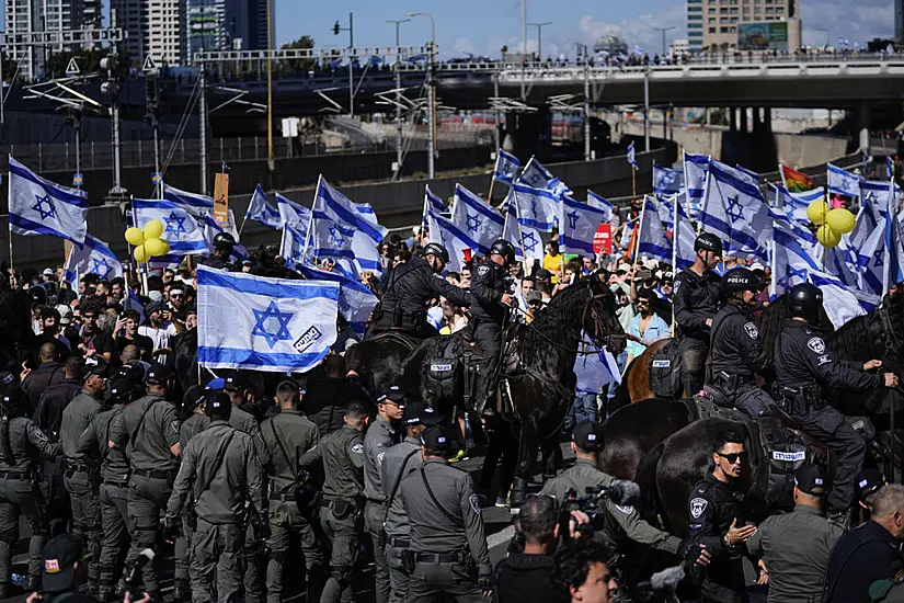 Netanyahu Airlifted To Airport After Protesters Block Road