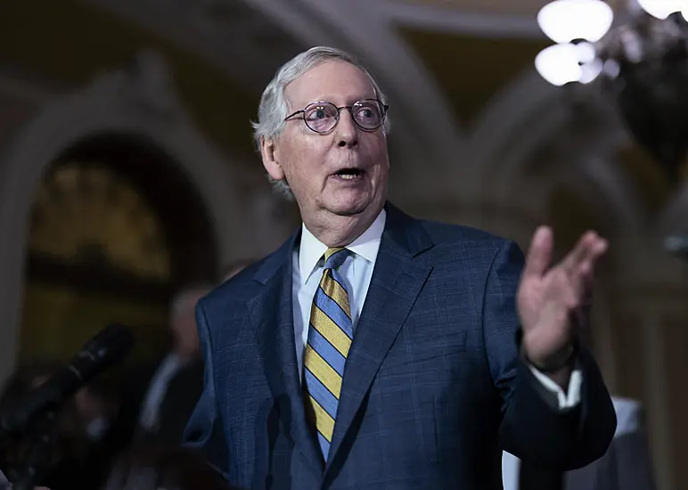 Senate Republican Leader Mitch Mcconnell Remains In Hospital After Concussion