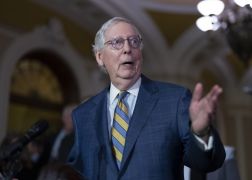 Senate Republican Leader Mitch Mcconnell Remains In Hospital After Concussion
