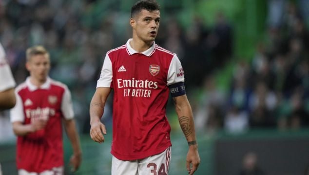 Granit Xhaka Backs Arsenal To Deal With ‘Pressure’ Of Double Trophy Hunt