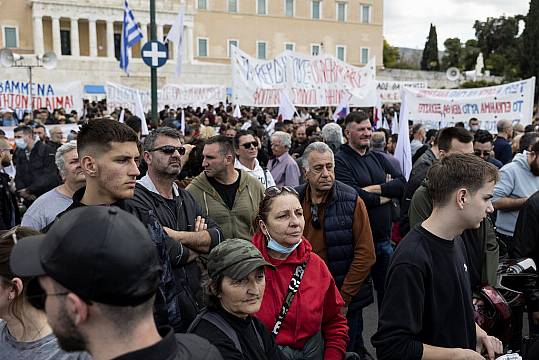 Thousands Take Part In New Greece Protest Over Train Crash Safety Fears