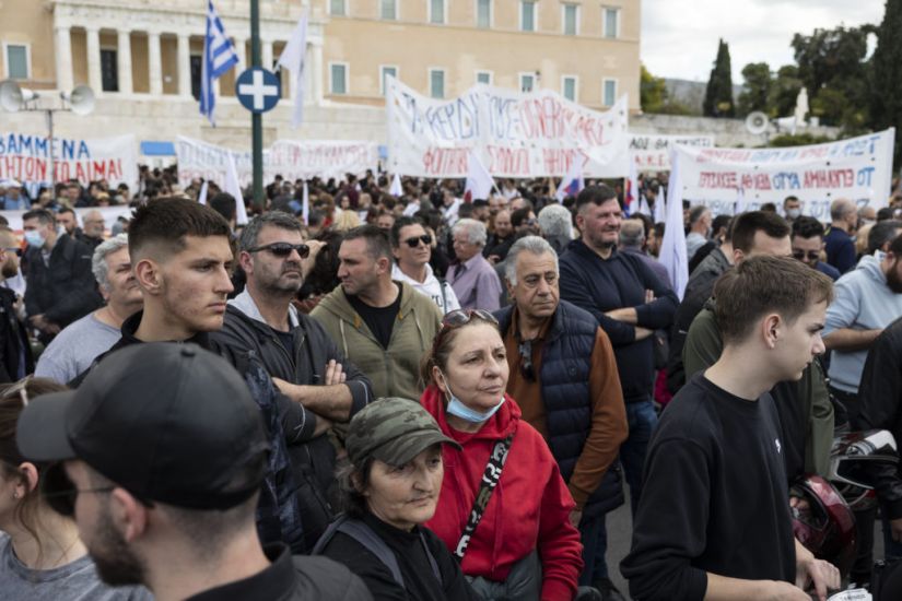 Thousands Take Part In New Greece Protest Over Train Crash Safety Fears